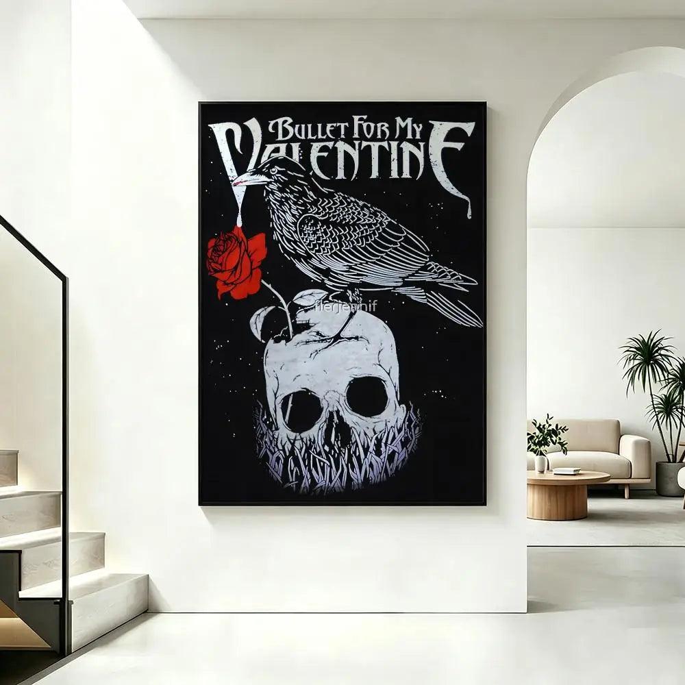 HD Music Band Wall Poster – Waterproof Sticky Art Home Decor
