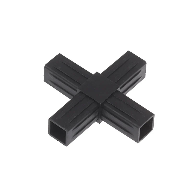 1 2 3 4- 5-way Cross Square Pipe Fittings 20X20Pipe Angle Code