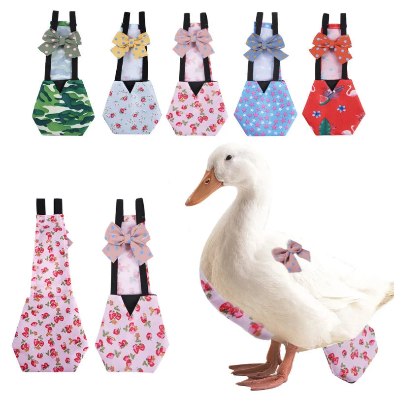 Adjustable Washable Poultry Diaper – Chicken Duck Goose