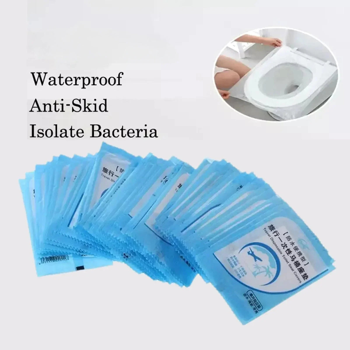 Disposable Toilet Seat Covers – Waterproof Travel & Camping