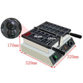 12-Slot Panda Waffle Maker 1500W | 110V/220V Dual-Sided Heat