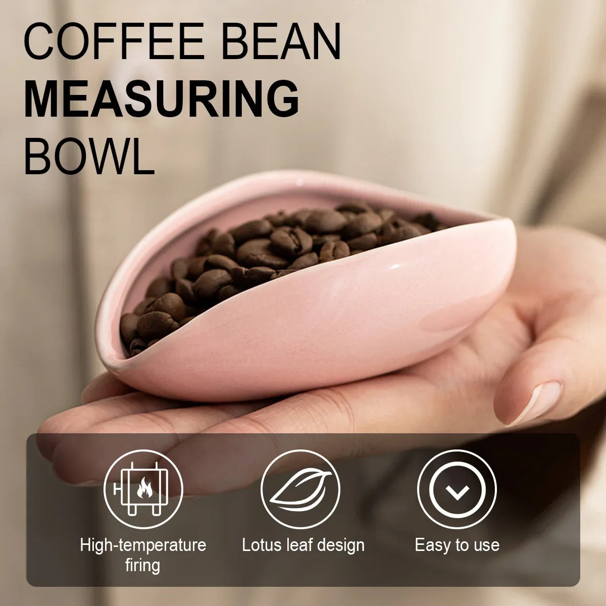 Coffee Bean Dosing Cup RDT Spray Bottle Bar Accessories Ceramic