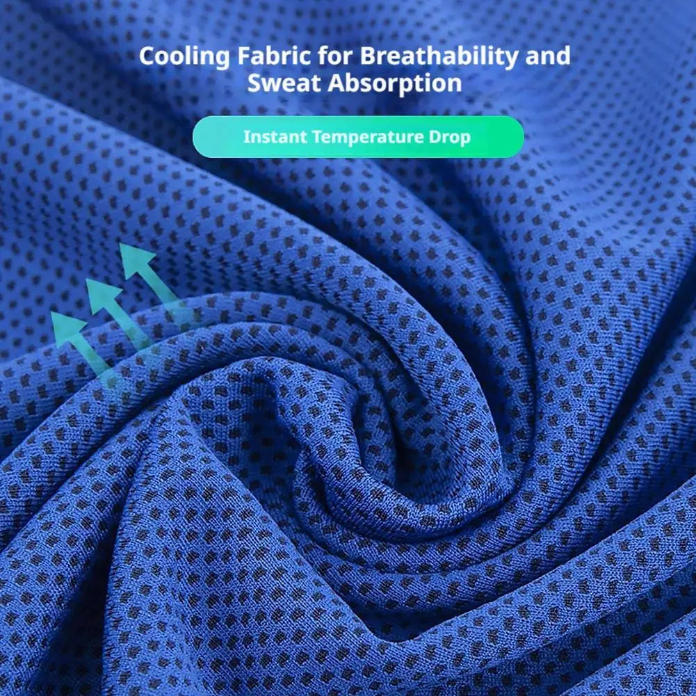 Cooling Towel with Case – Quick-Dry Microfiber Sport Towel
