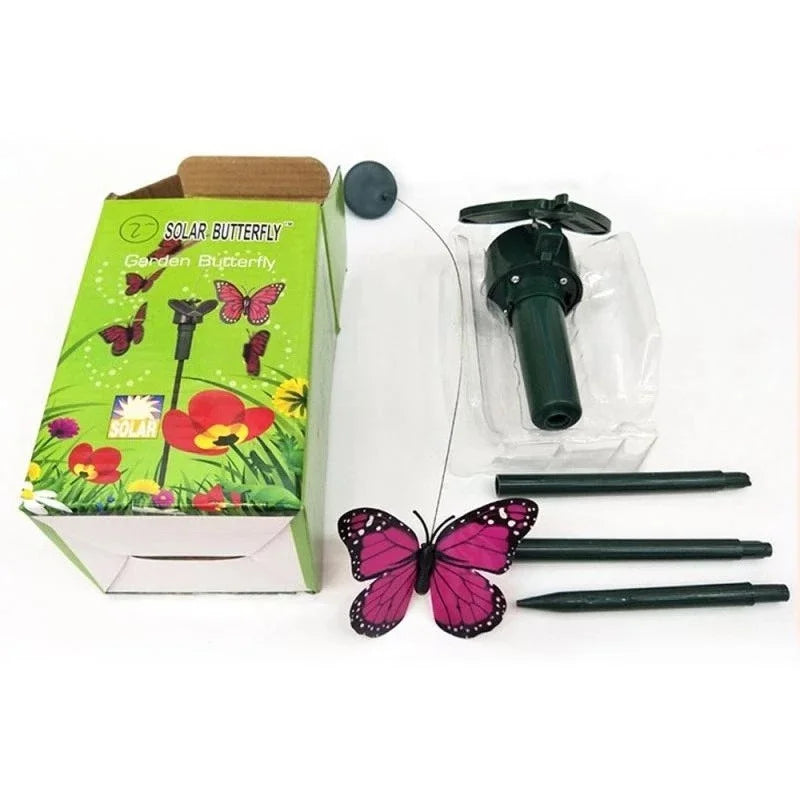 Solar Dancing Butterfly & Hummingbird Garden Ornament Decor