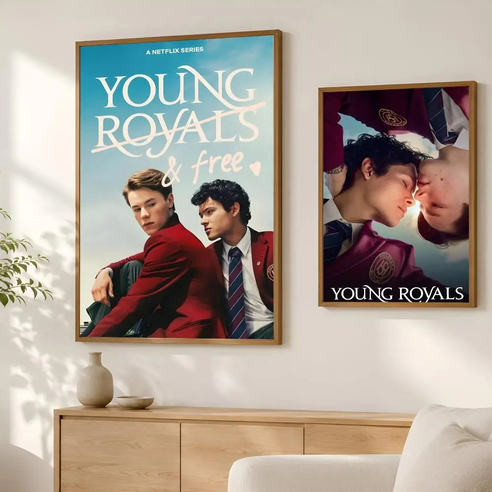 Young Royals Self-Stick Wall Poster – HD Waterproof Wall Art
