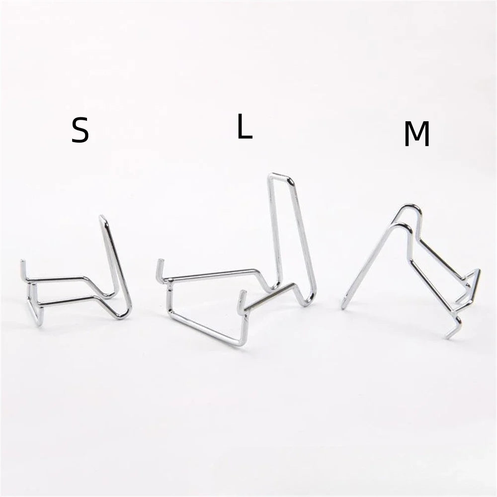 Metal Arm Display Stand Easel Gemstone Mineral Home Decor Minerals
