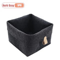 Foldable Felt Storage Basket – Desktop & Home Organizer 1–5 PCS