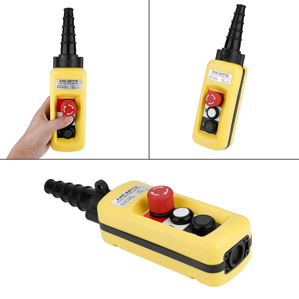 Crane Chain Hoist Push Button Switch Lifting Pendant Controller