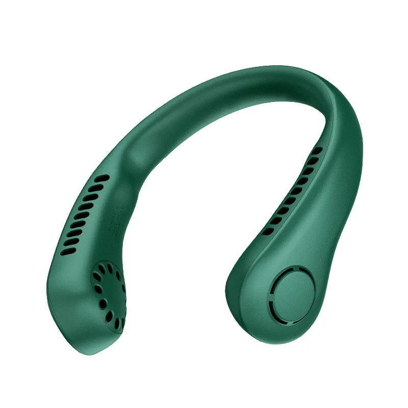 URGGU Bladeless Neck Fan – 5 Speeds, USB, Digital Display