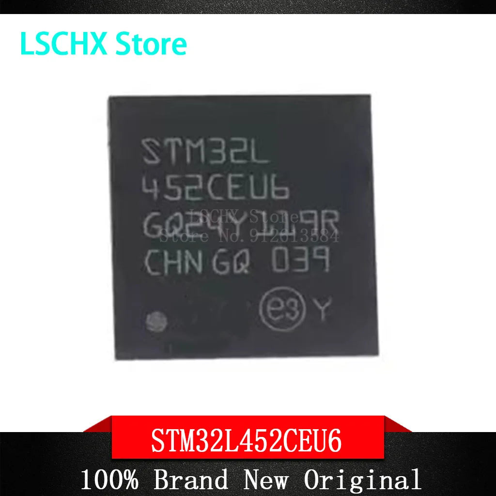 STM32L452 MCU Microcontroller – VCT6 RET6 REI3 CCU6 Variants