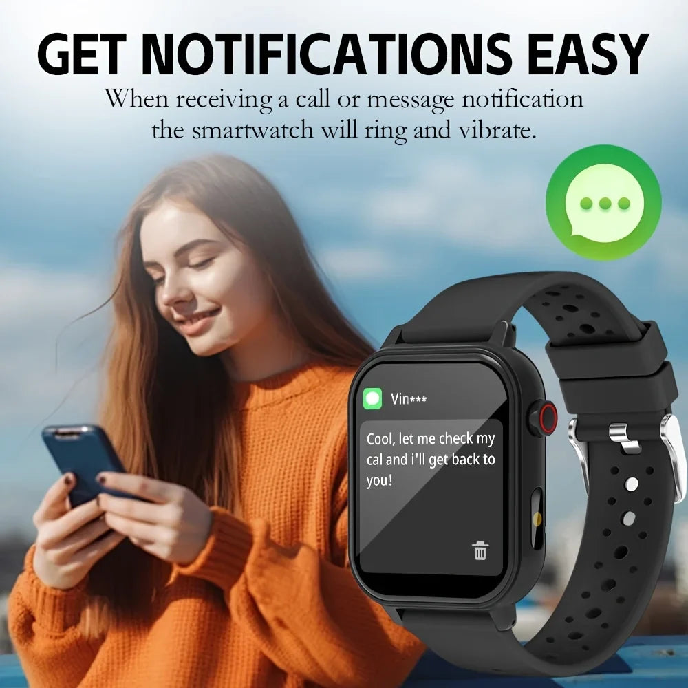 ERUN Smartwatch | Call/SMS, Sports Modes & Fitness Tracker