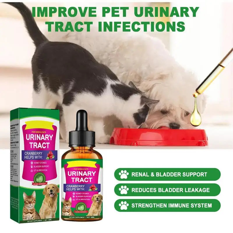 Pet UTI Treatments Powerful Cat Bladder Drops Urinary Tract Care