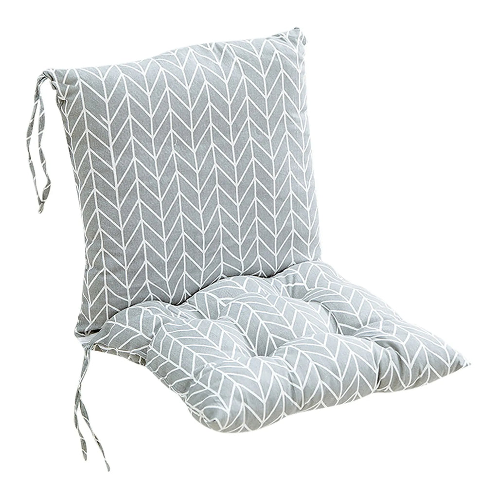 Printed Cotton Chair Cushion – Thick Dining & Home Seat Pad