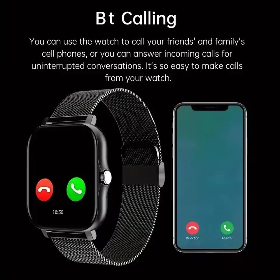Smart Watch Android IOS Watches HD Display Bluetooth Call Message