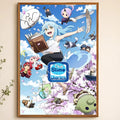 TenSura Anime Waterproof PVC Wall Poster – Peel & Stick HD Art