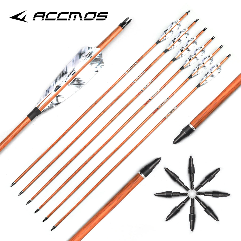 Carbon Arrow Wood Skin Sp350 400 450 500 600 700 Archery Target