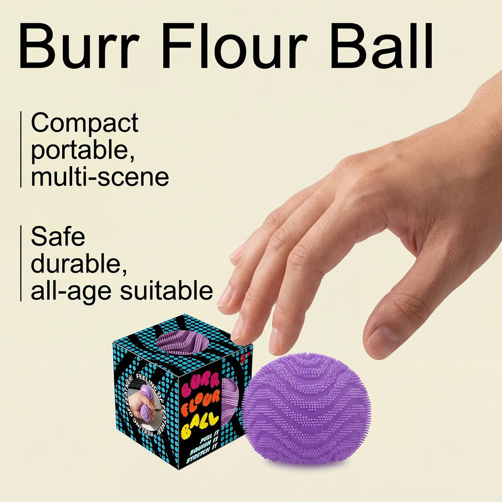 Nee Doh Fuzz Ball Squeeze Sensory Fidget Toy | Calming Ball