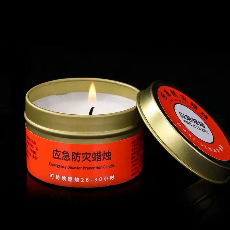 Camping Candles Survival 30 Hour Home Lighting Long Burning Windproof