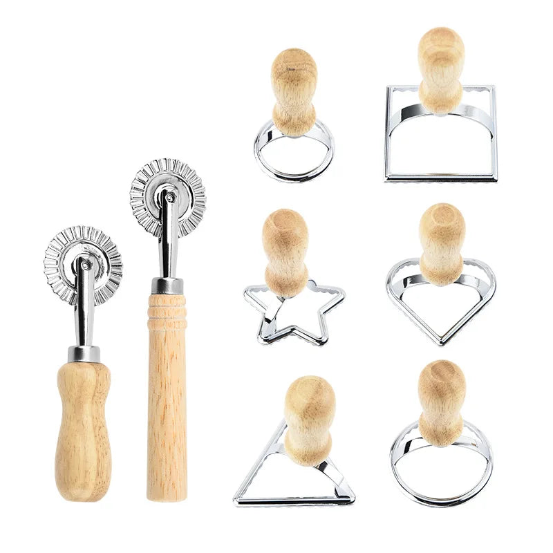 Kitchen Stainless Steel Cookies Cutter Pasta Press Attachment Ravioli