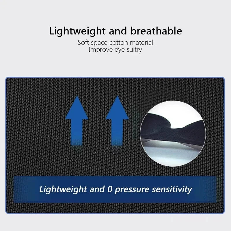 3D Contoured Sleep Eye Mask – Light Blocking Blindfold