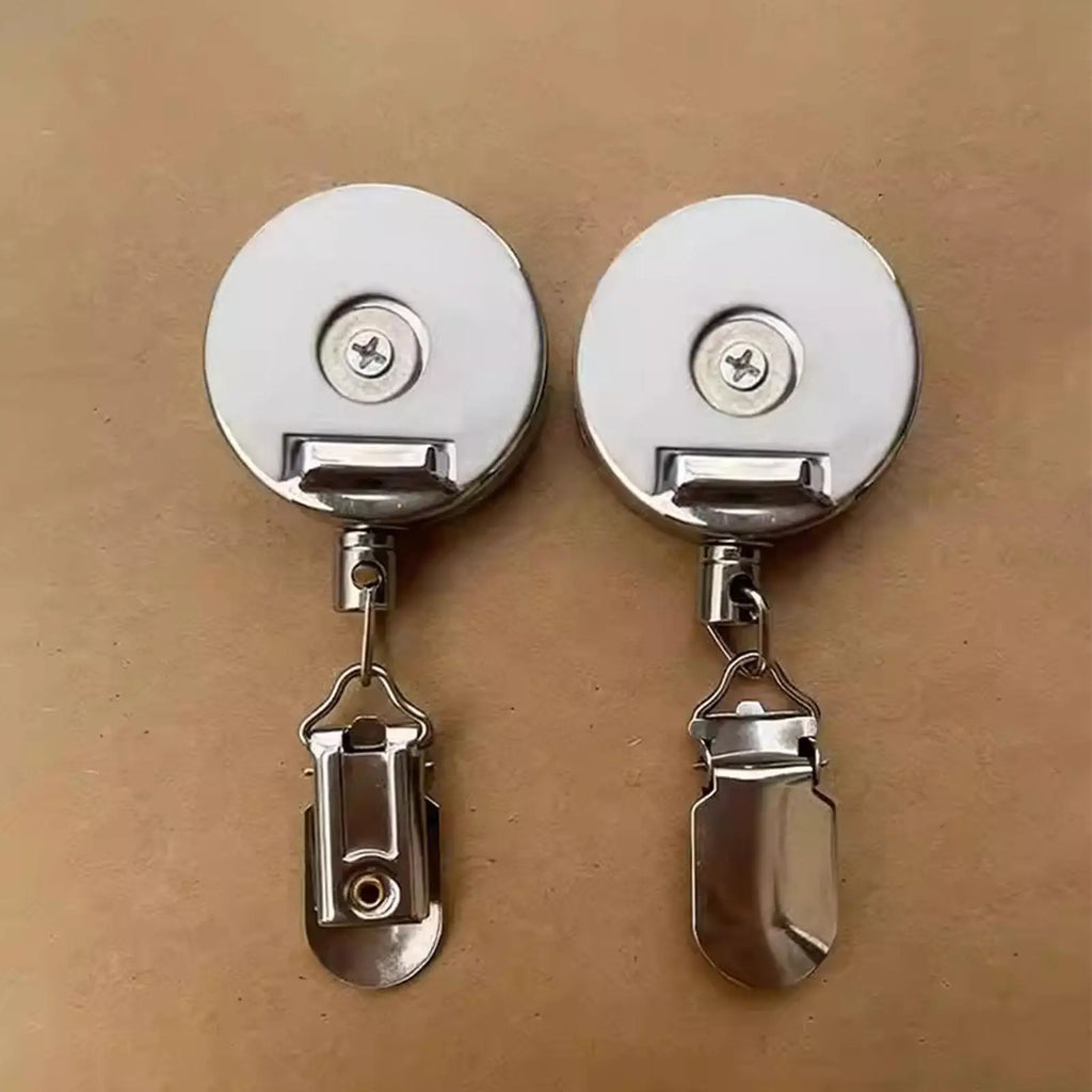 Retractable Metal Towel Clip | Adhesive Wall Mount Holder