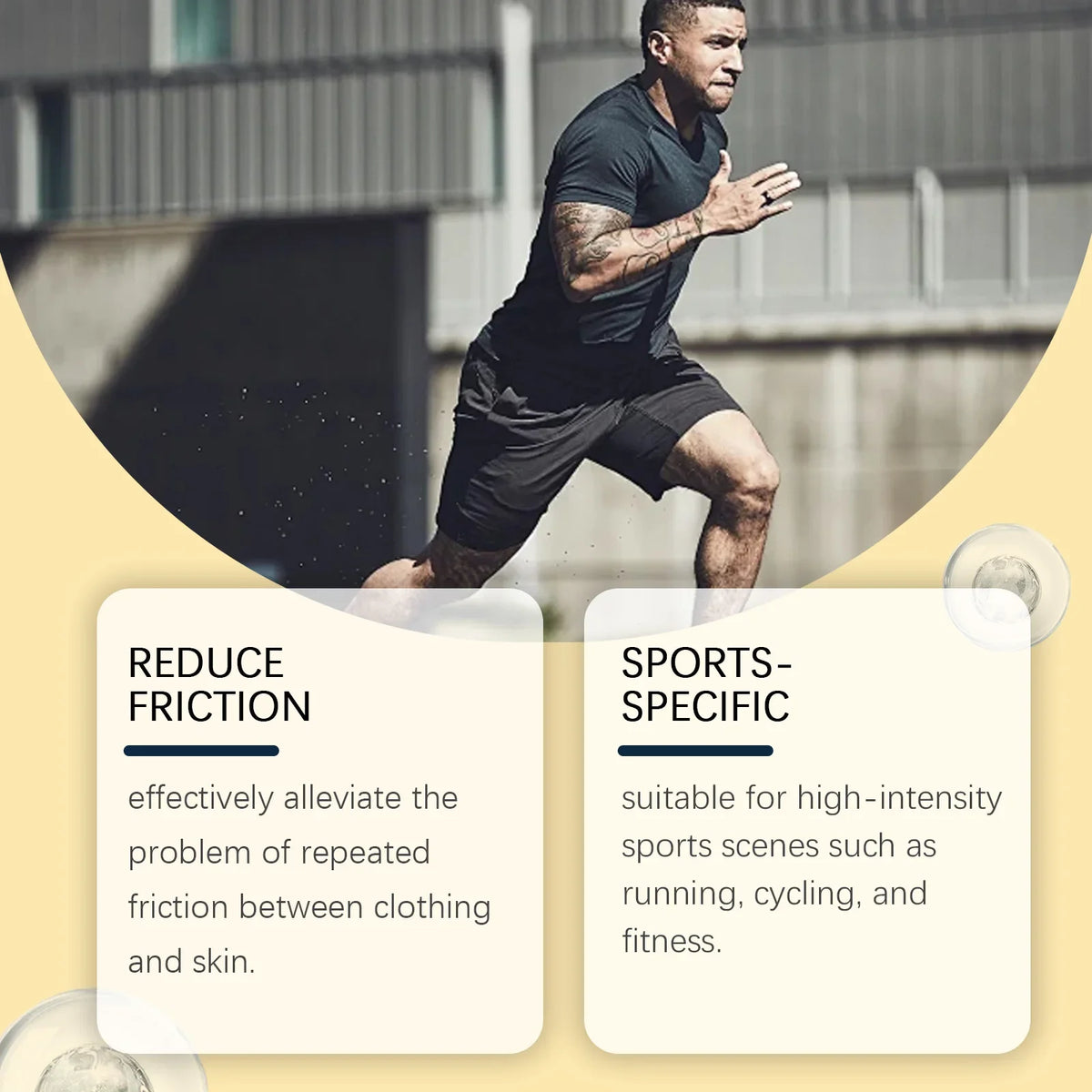 Men's Waterproof Nipple Cover Stickers for Running | 50pc