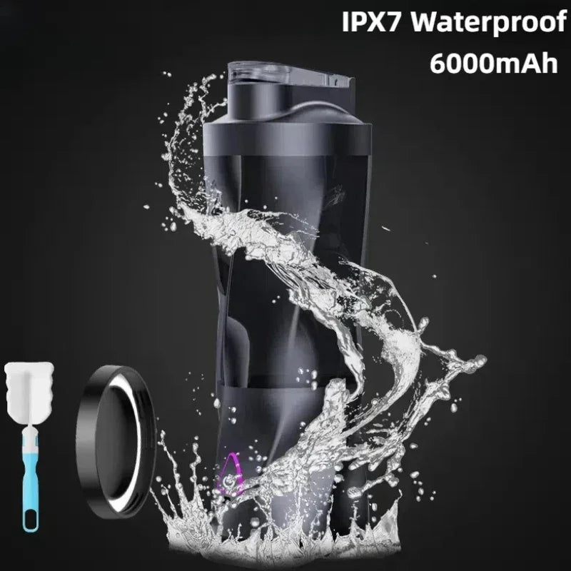 HOMEFISH 700ml Portable Blender USB Rechargeable Smoothie Mixer