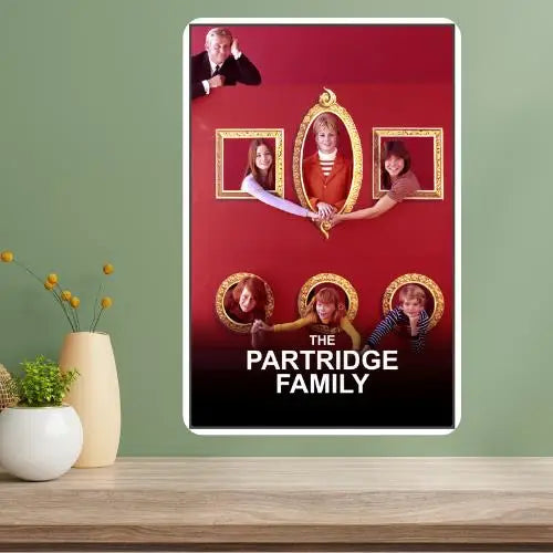 Partridge Family Metal Poster Sign – Retro TV Wall Decor