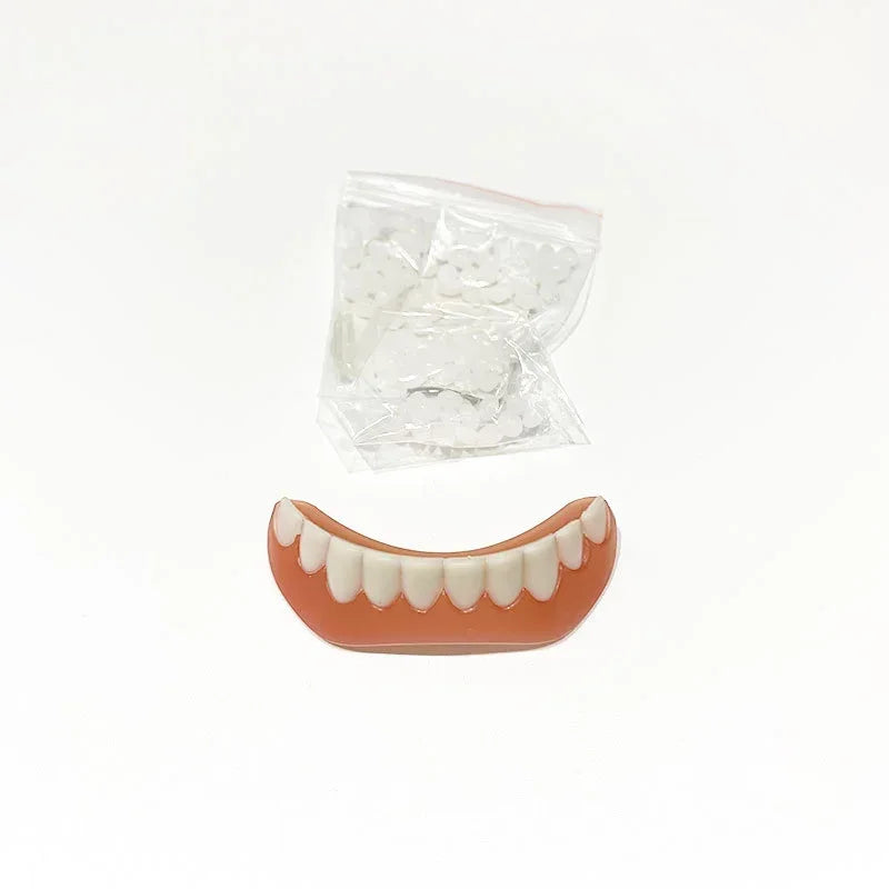 Silicone Snap-On Veneers | Upper & Lower Fake Teeth Cover