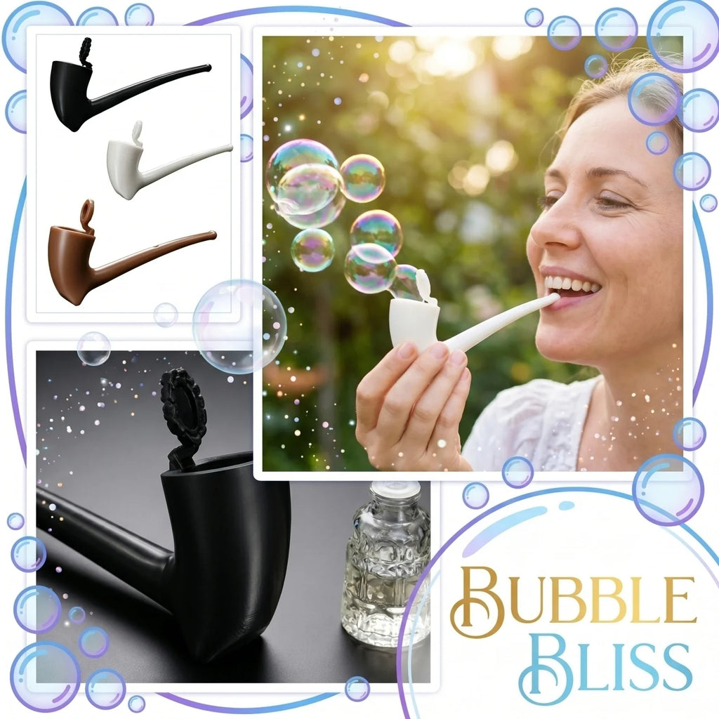 Vintage Wizard Pipe Bubble Blower – Retro Novelty Fun Gift