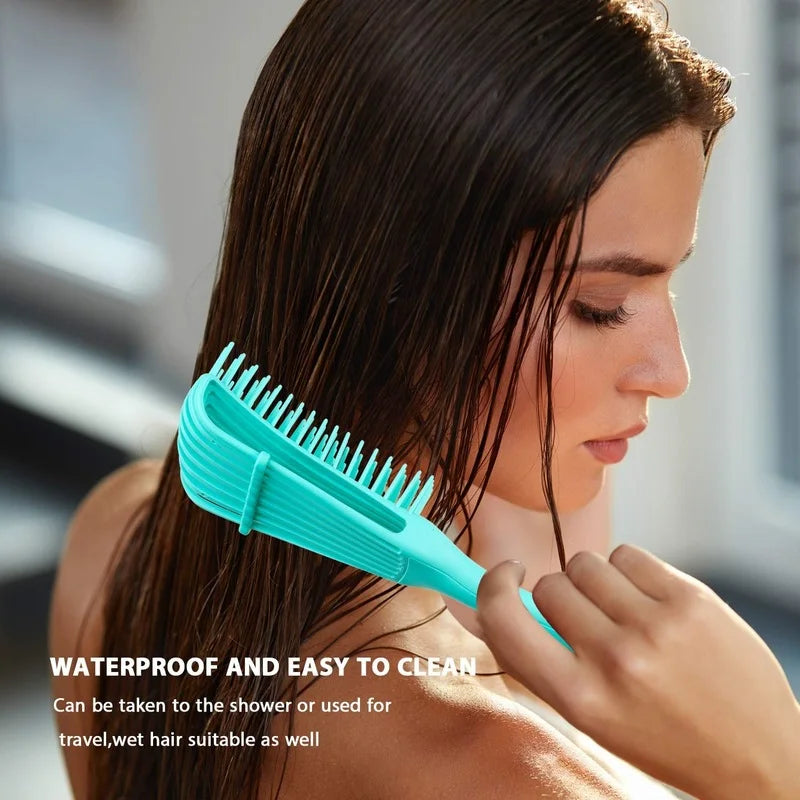 Hair Comb Detangling Brush Scalp Massage Detangler Curly Thick