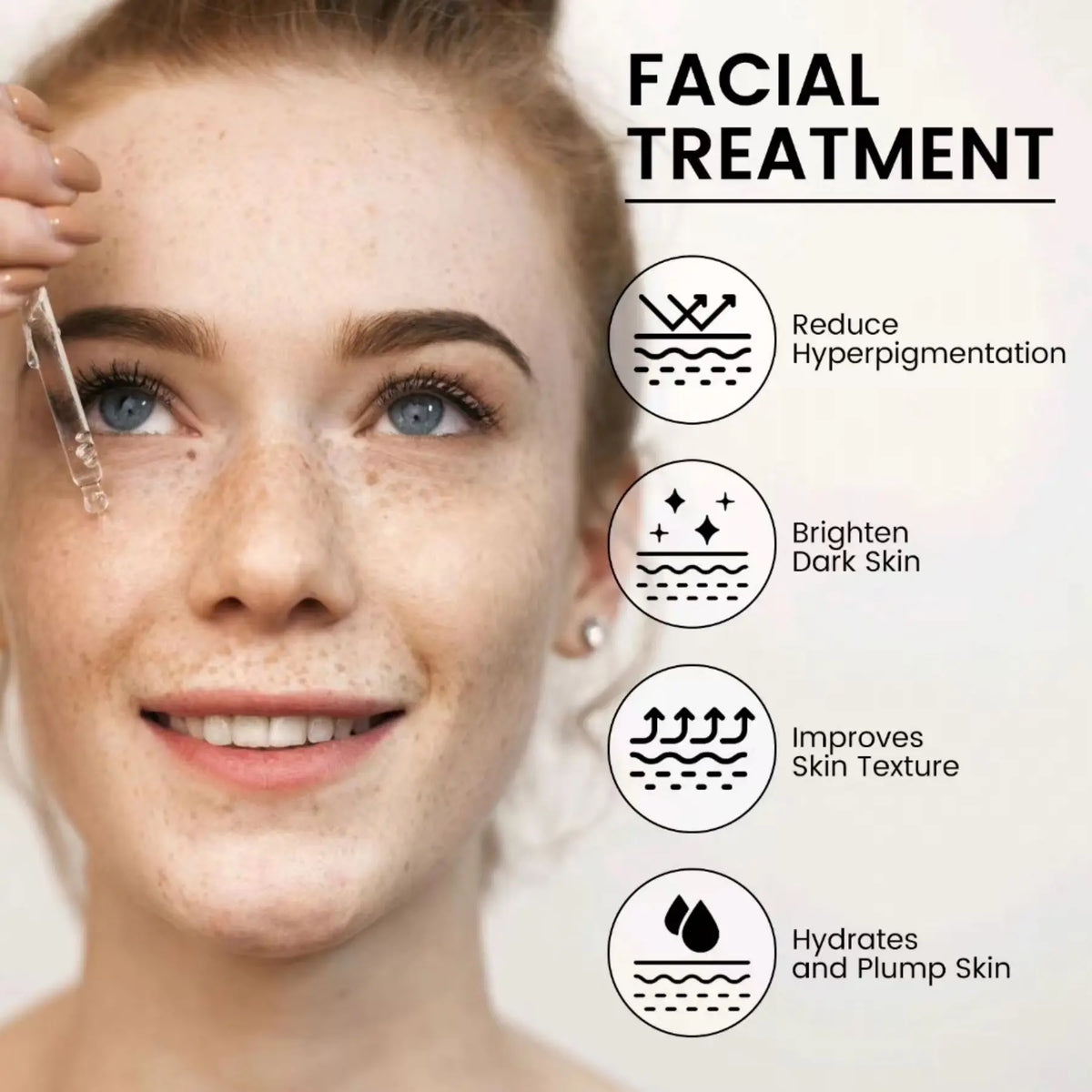 TRSTAY Vitamin C Face Serum – Hyaluronic Acid & Dark Spot