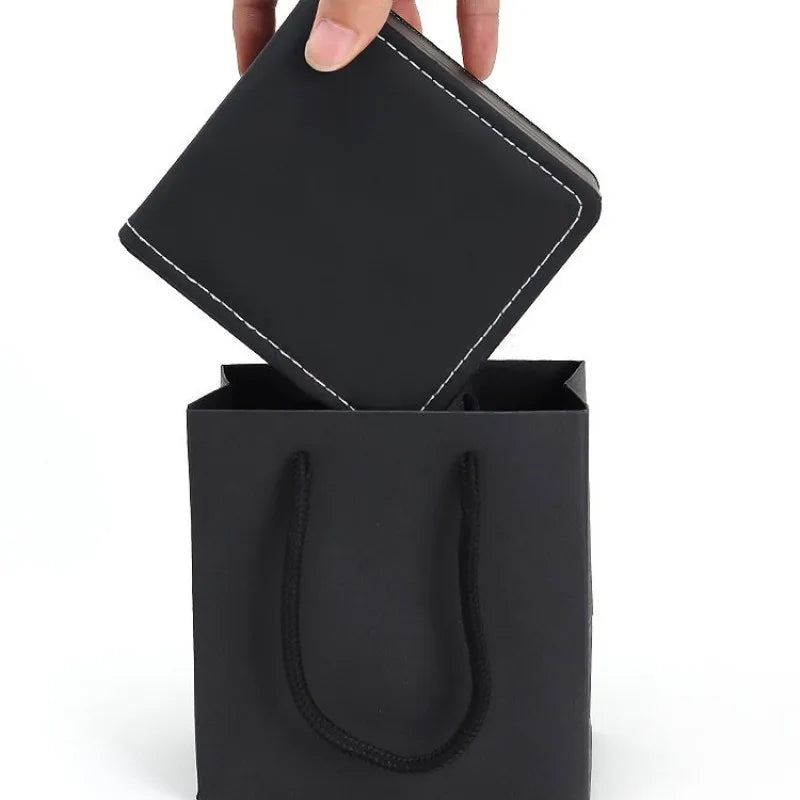 PU Leather Watch Box Rounded Corners Frosted Men's Storage Organizer