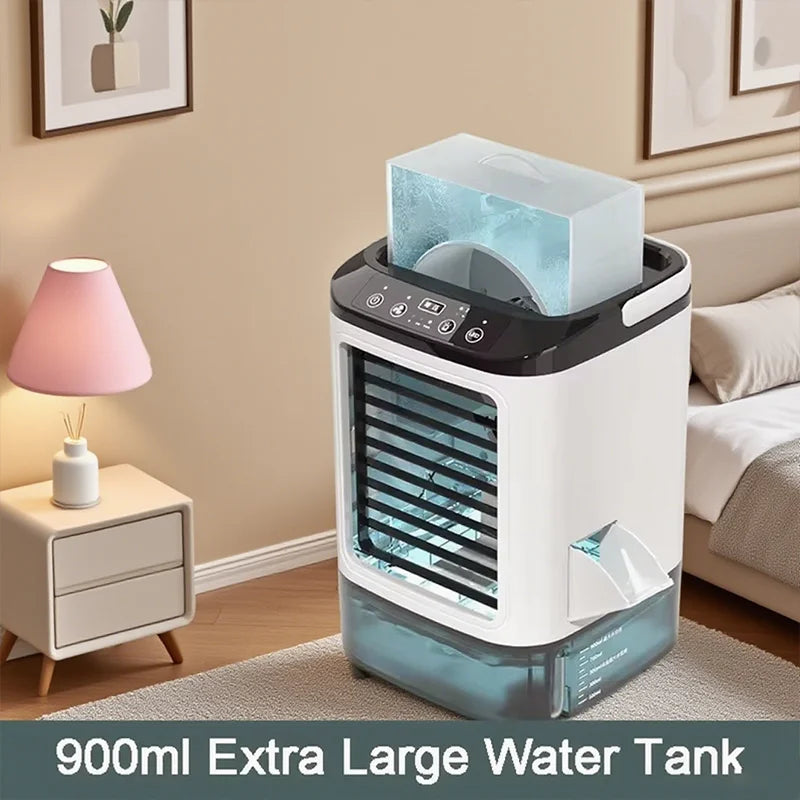Silent Desktop Spray Fan Air Cooler & Humidifier | 900ml Tank