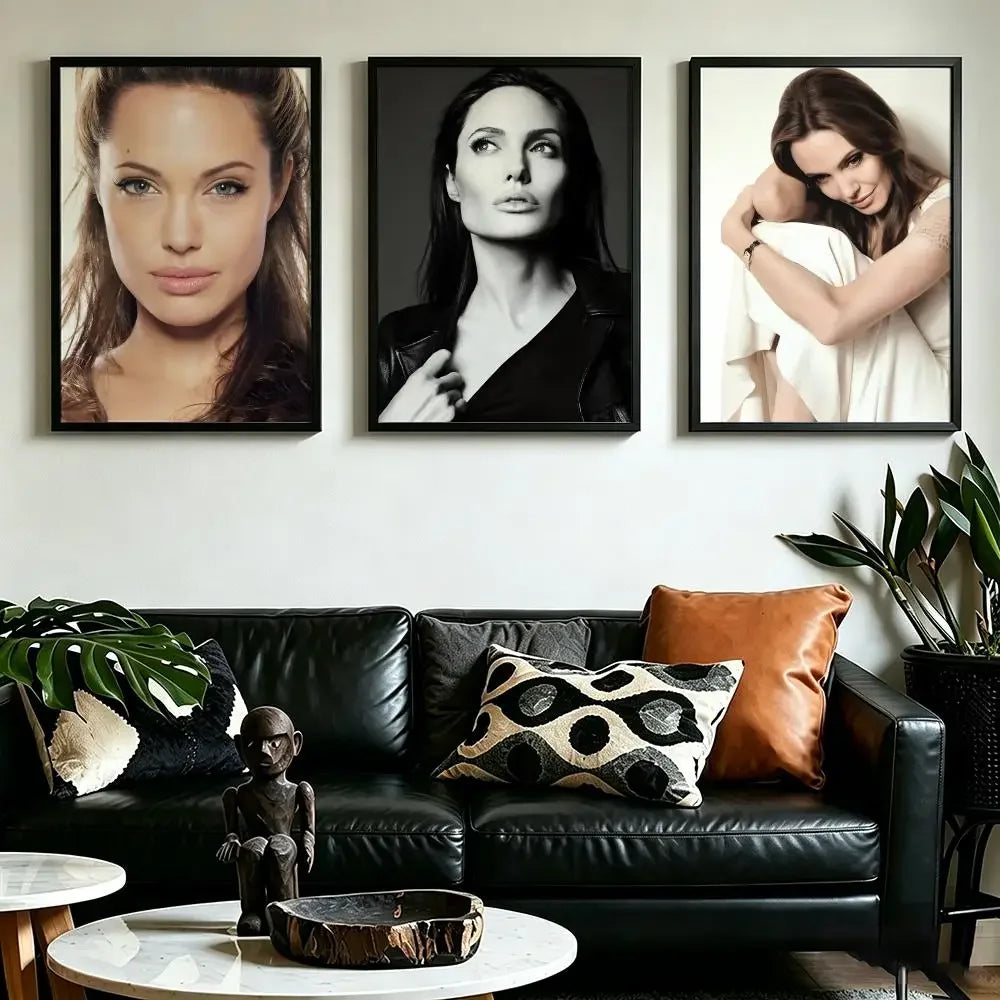 Angelina Jolie HD Poster – Waterproof Sticky Wall Art Décor