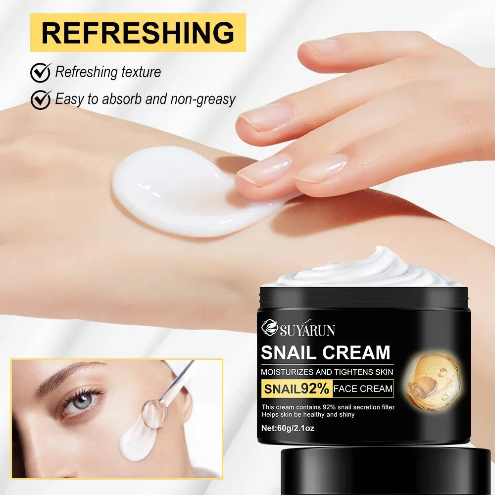 Snail Mucus Coconut Oil Face Cream – Anti-Aging & Brightening