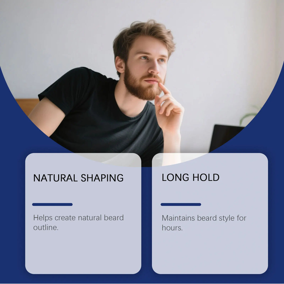 Beard Filler Pen – Waterproof, Smudge-Free, Natural Shape