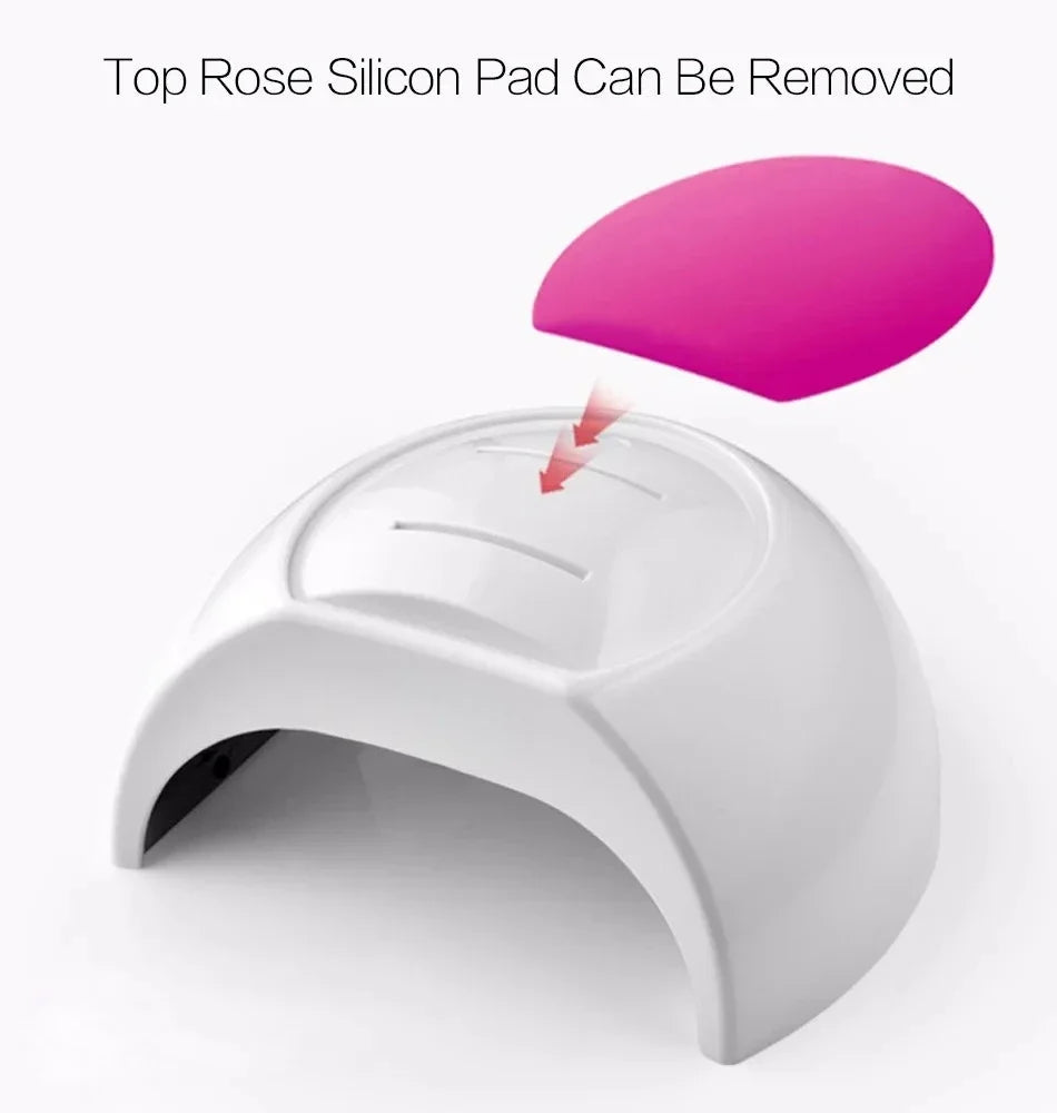 48W UV LED Nail Lamp Dryer – 33 LEDs, Auto Sensor & LCD