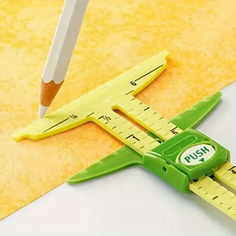 Sewing Sliding Gauge – Tailoring & Crafting Measuring Tool