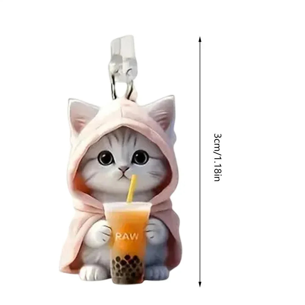 Cute Cat Dust Plug Charm for iPhone & USB-C | Phone Pendant