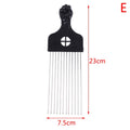Black Fist Afro Metal Comb – Wide Tooth Natural Hair Pick