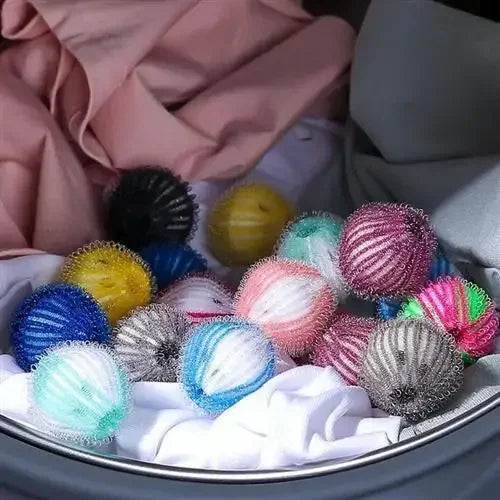 Laundry Lint & Hair Remover Balls – 6 or 12 Pack