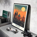 Vintage Poland City Minimalist Wall Art Poster Sticker