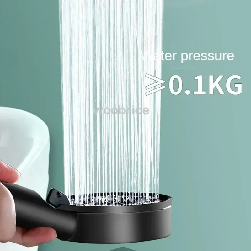 High Pressure Handheld Shower Head – 3 Modes, Water Saving
