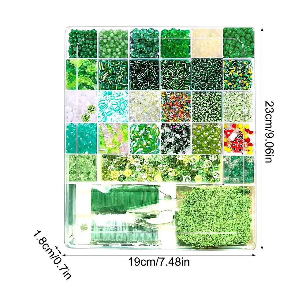 DIY Beaded Plant Kit – 5500 Piece Handmade Beading Craft Set
