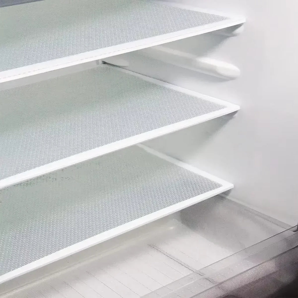 4-Pack EVA Waterproof Fridge Liner Mats – Washable Shelf Pads