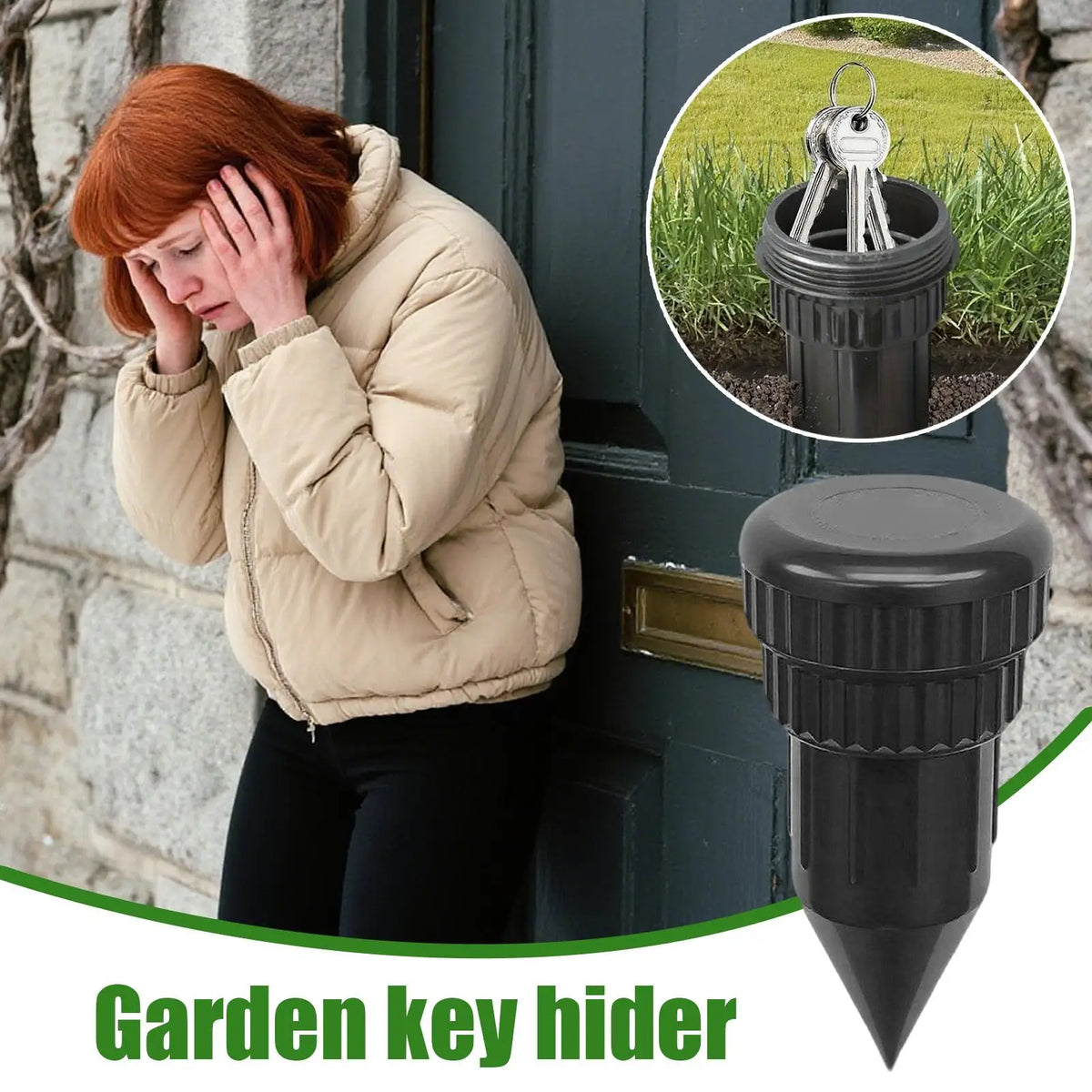 Key Hider Outside Safe Waterproof Storage Holder Family Garage Home