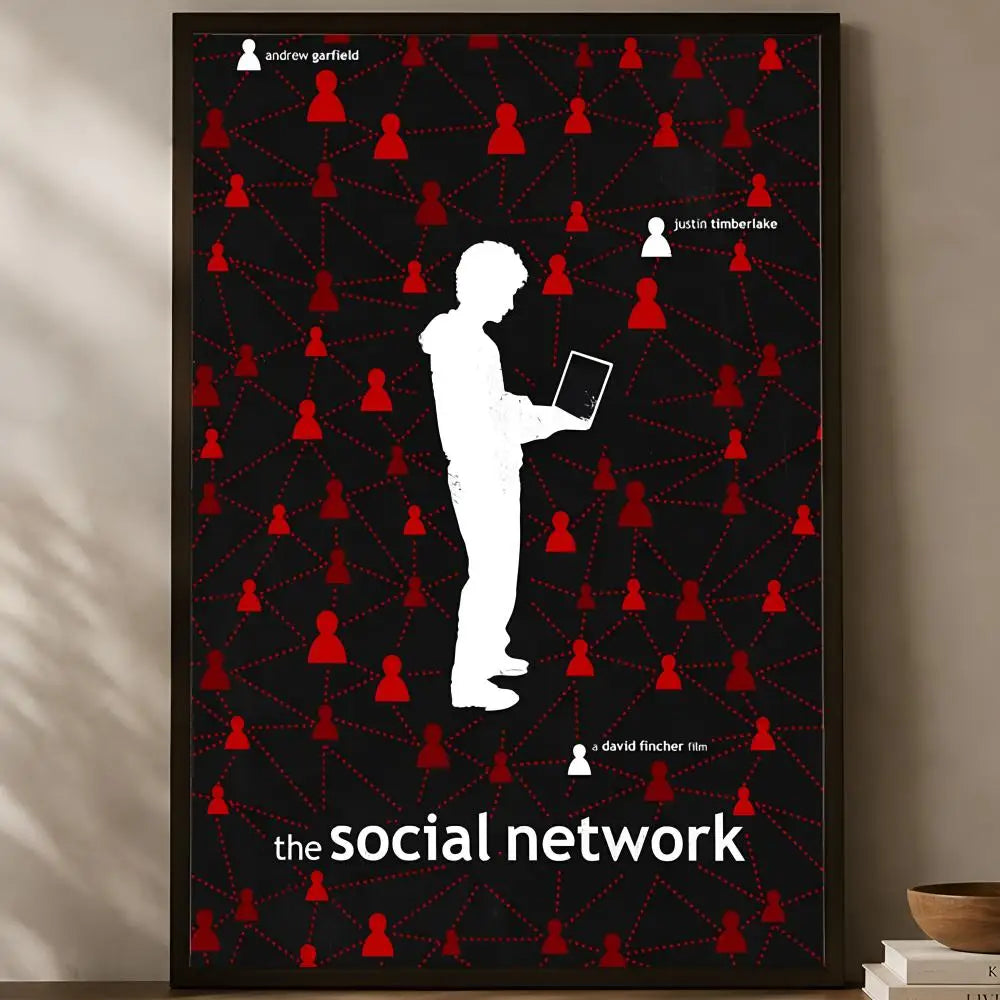 The Social Network Movie Poster – HD Self-Stick PVC Wall Art