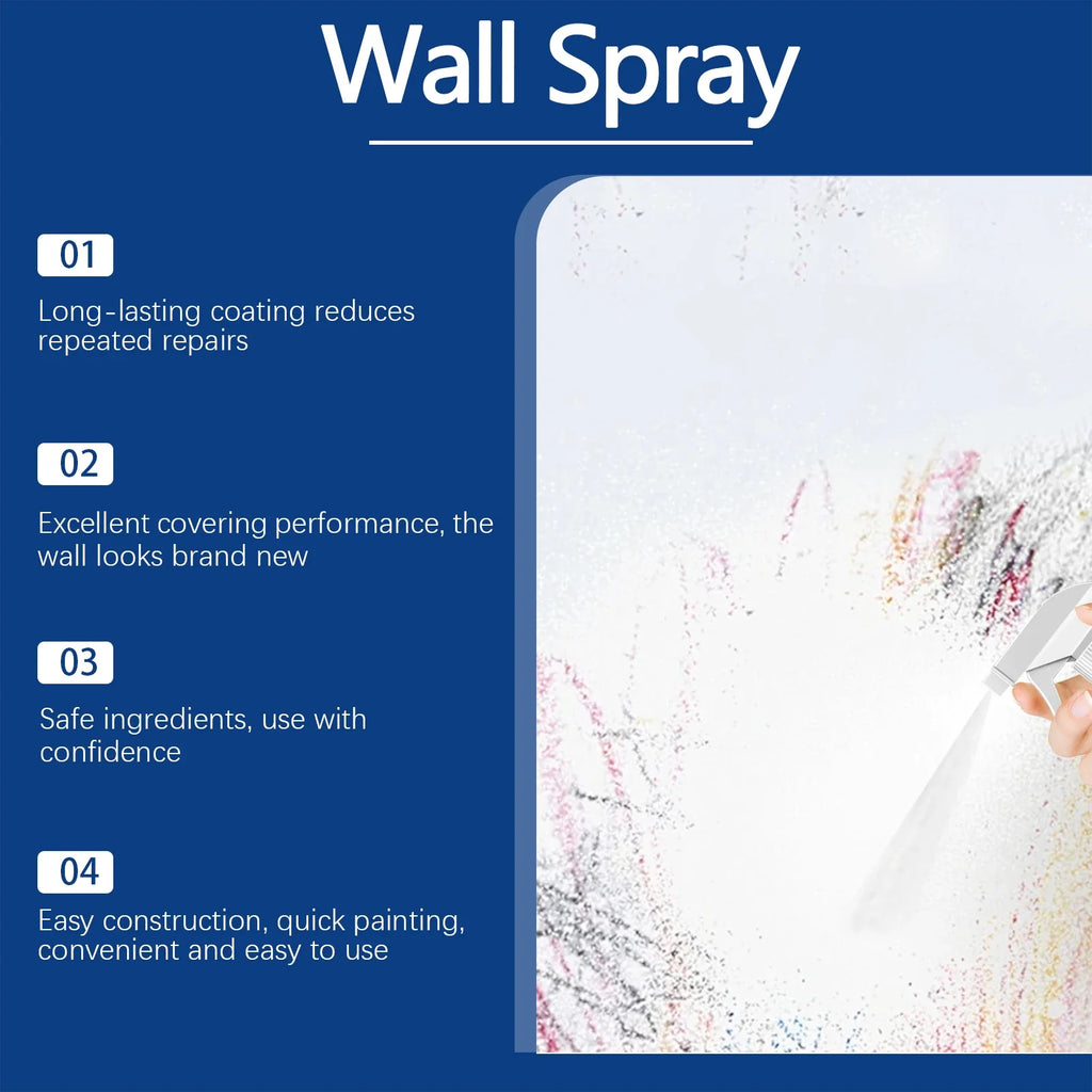 Jaysuing Wall Repair Spray – Waterproof & Sun-Resistant Paint