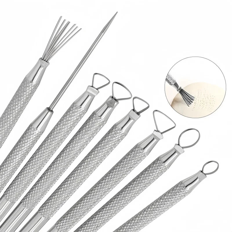Bview Art Ceramic Repair Tool 7 Needle Punch Manual Detail Work